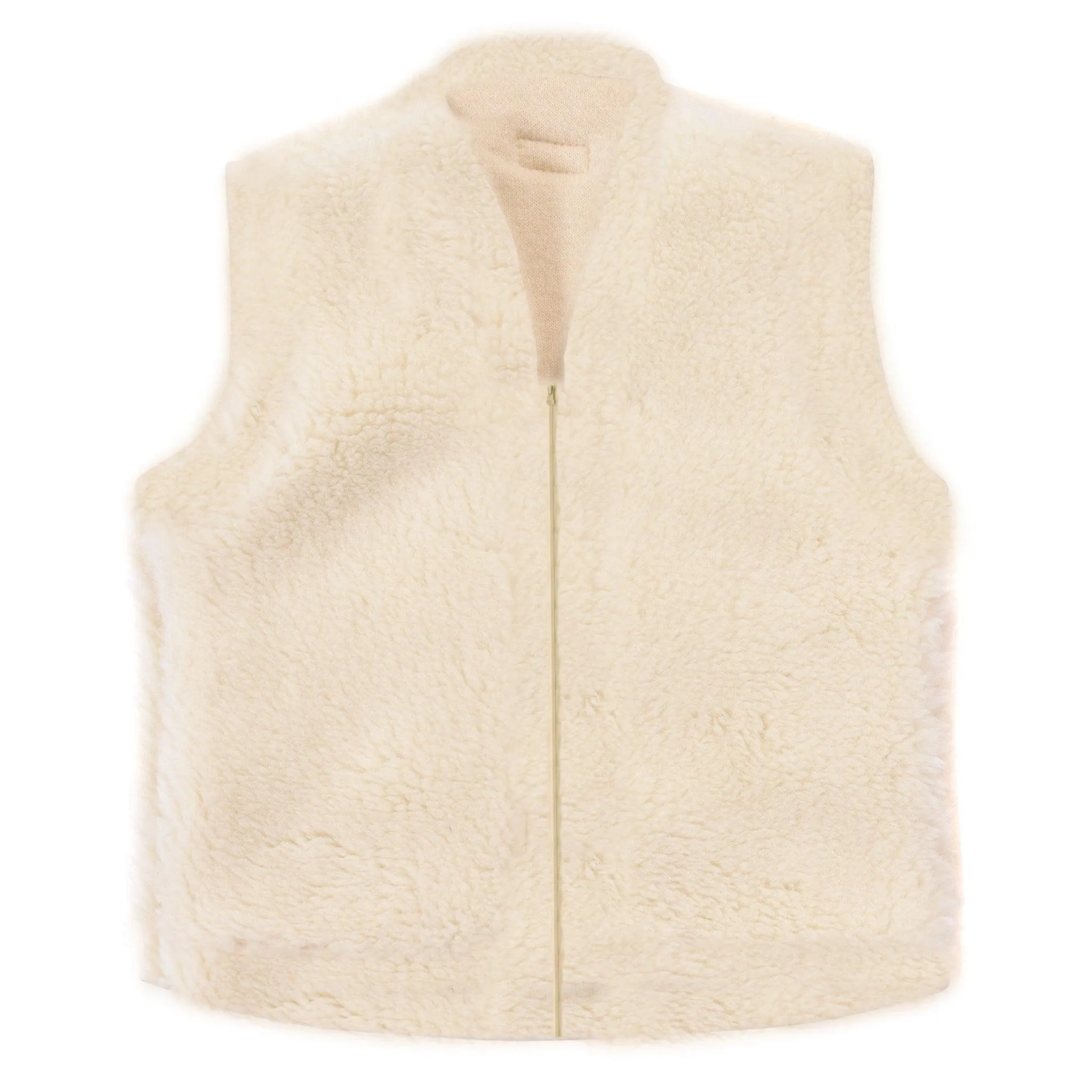 Baby/Kid Virgin Wool Vest - White