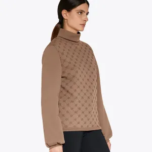 Cavalleria Toscana Orbit Turtleneck Sweatshirt - Cacao