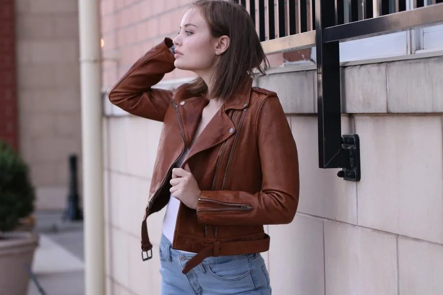 CHLOE - WOMEN'S LEATHER JACKET