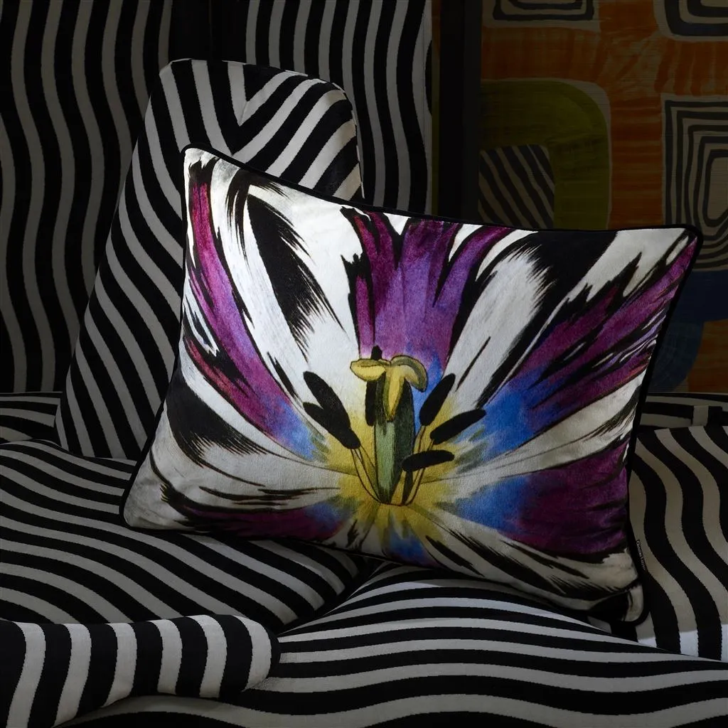 Christian Lacroix Eclosion Agate Throw Pillow