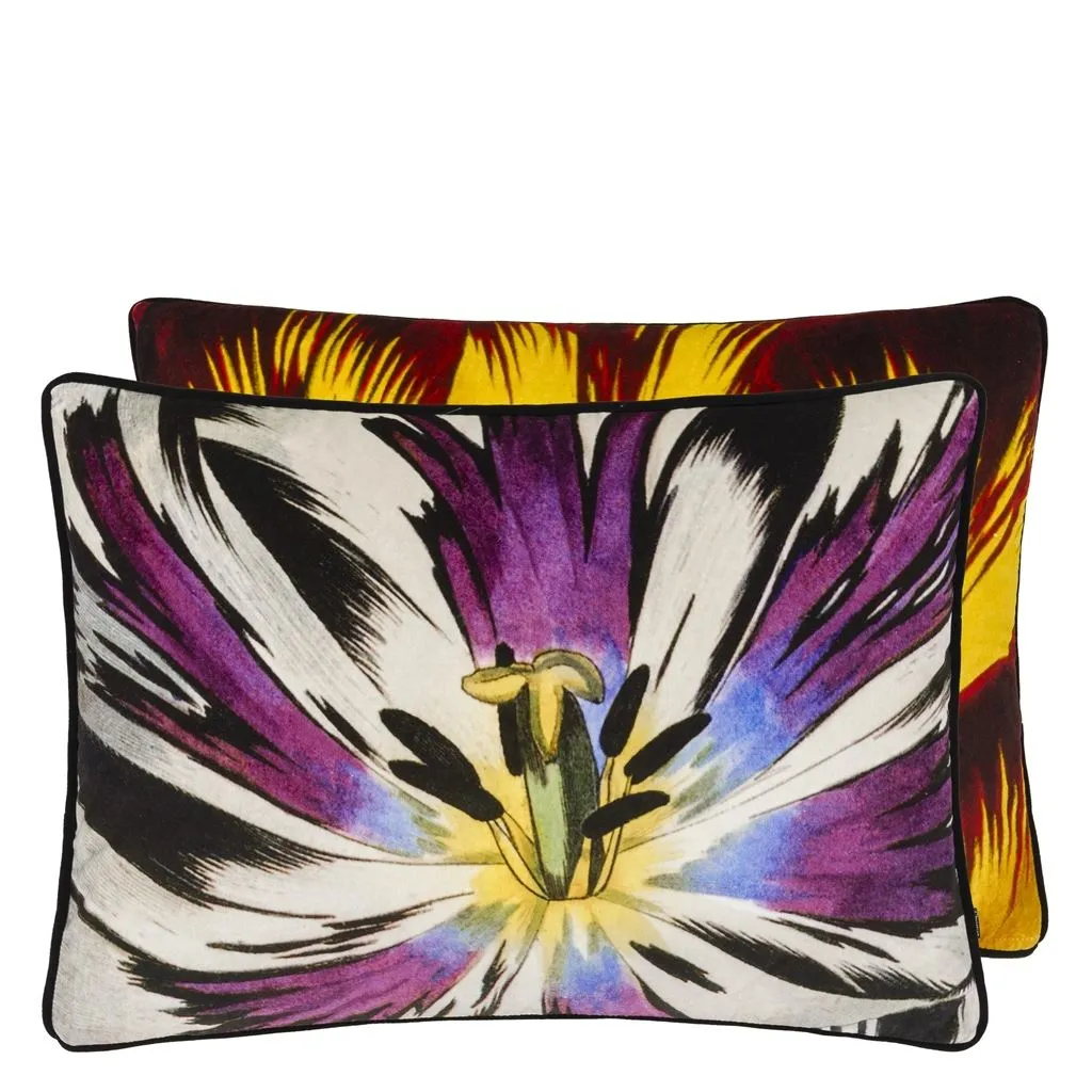 Christian Lacroix Eclosion Agate Throw Pillow