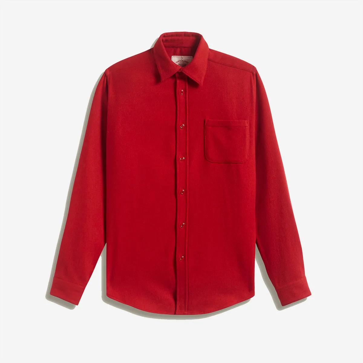 Form Wool Shirt - Red