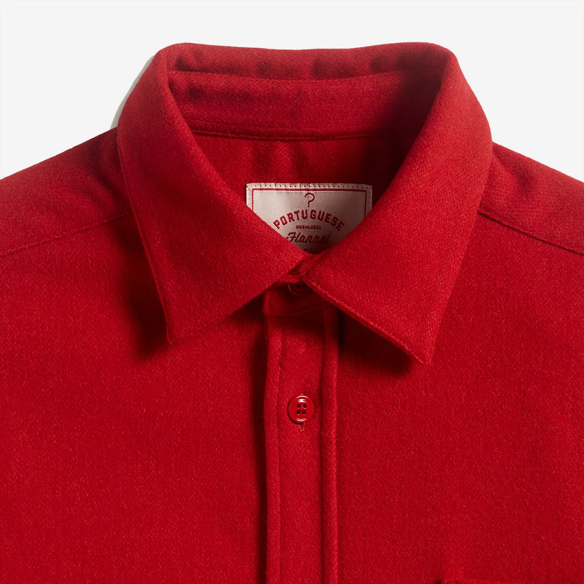 Form Wool Shirt - Red