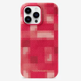 iPhone 15 Pro Case - Pixel Pink