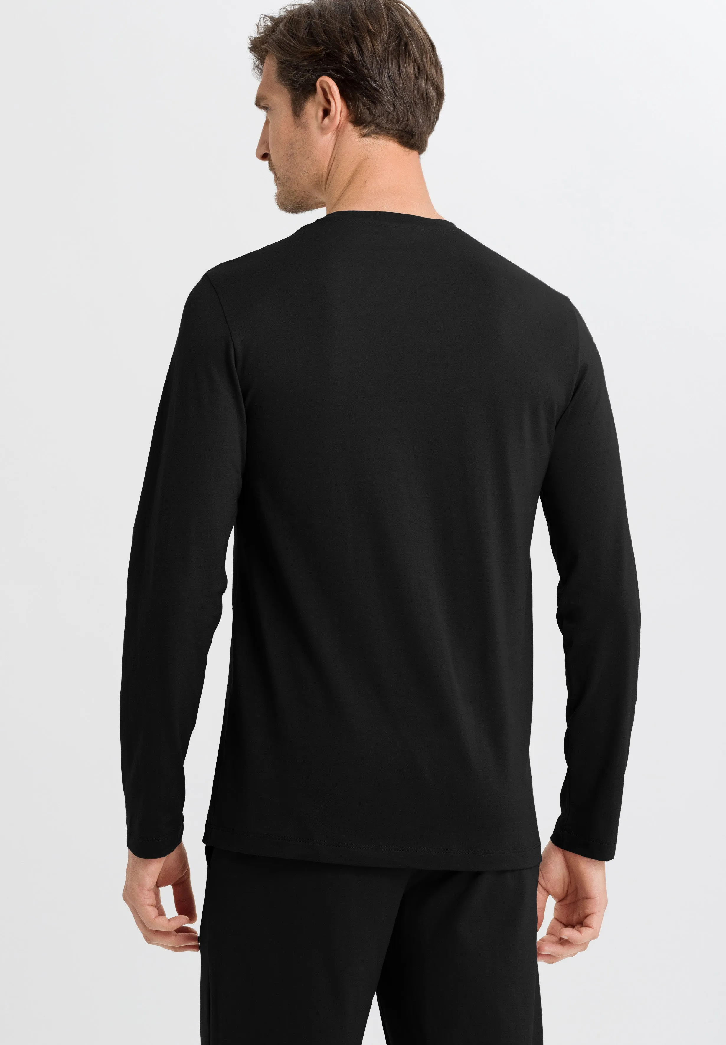 Night And Day 	cotton Crew Neck Top | Black 75431-019