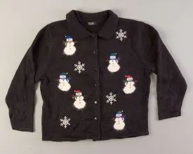 Six Snowmen-Medium Christmas Sweater