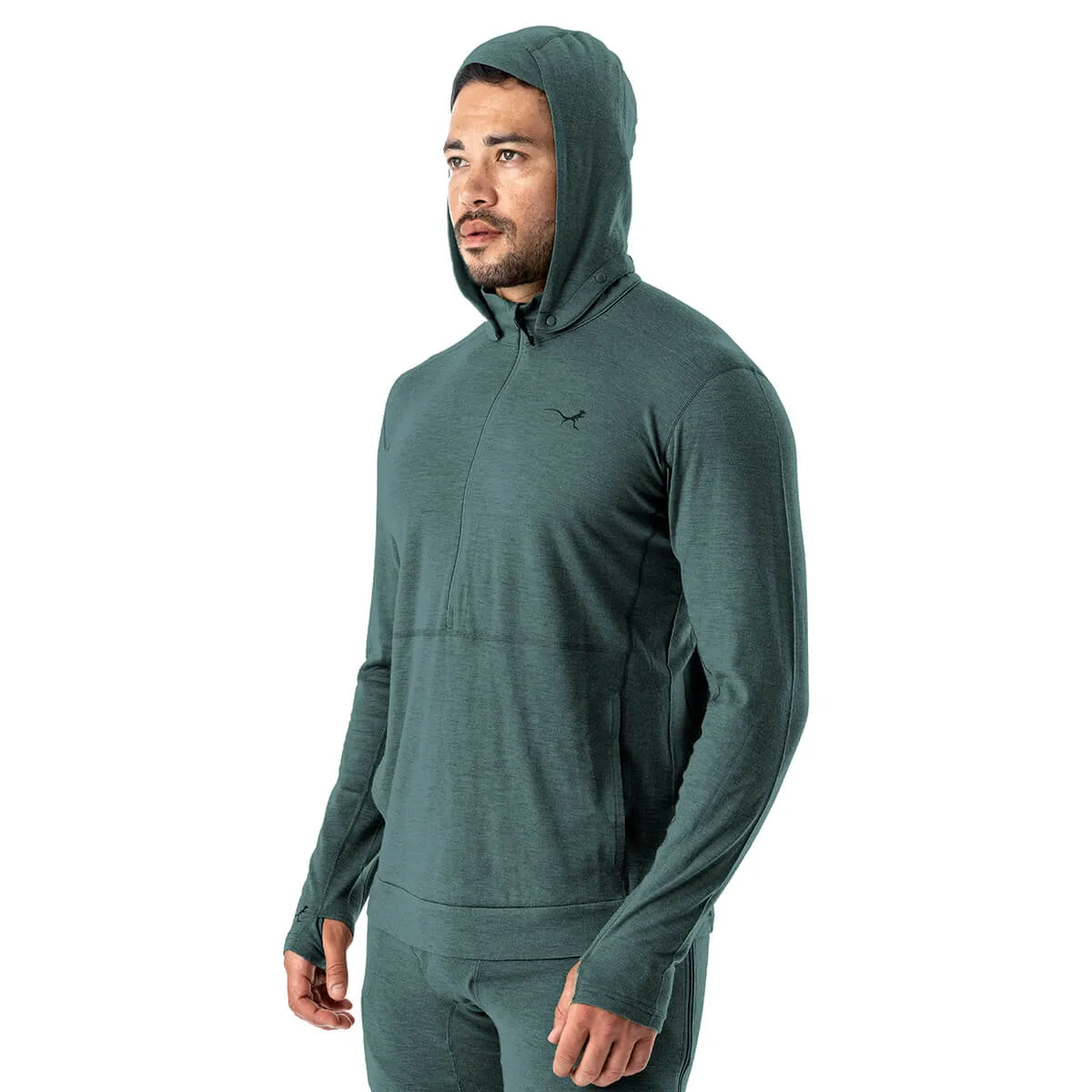 Strata Merino Quarter Zip Thermal Top